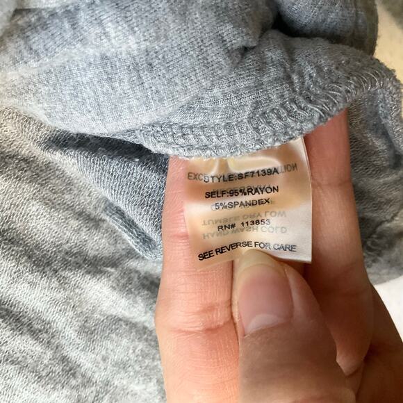 Market and Spruce Women’s Long Sleeve Full Zip Jacket size M, Solid Light Gray - Picture 6 of 8